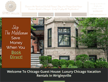 Tablet Screenshot of chicagoguesthouse.com